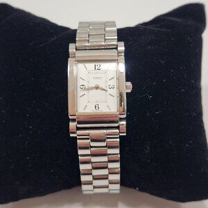 Coach Tank W014 Watch With Stainless Steel Band Swiss Quartz Water Resistant